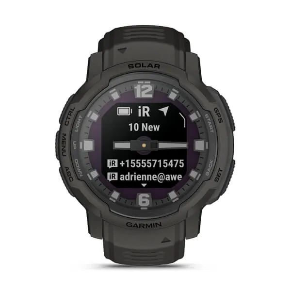Часы Garmin Instinct Crossover Solar Graphite