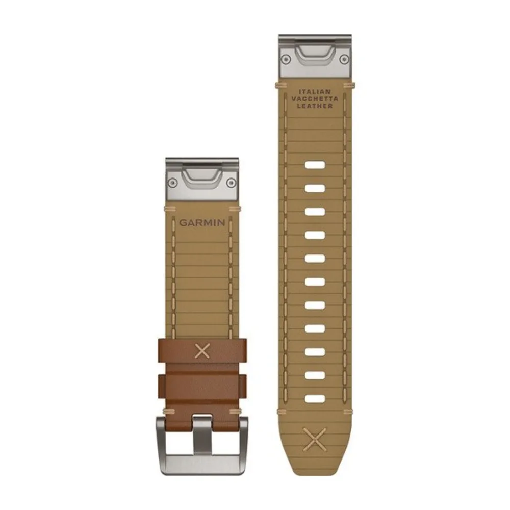 Ремешок Garmin MARQ Italian Vacchetta Leather Strap