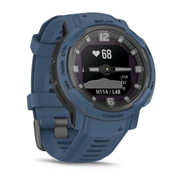 Часы Garmin Instinct Crossover Solar Tidal Blue