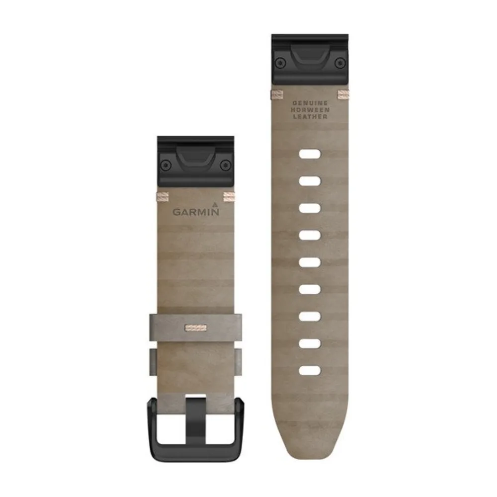 Ремешок Garmin Quickfit 20 Watch Band Shale Gray Suede Leather