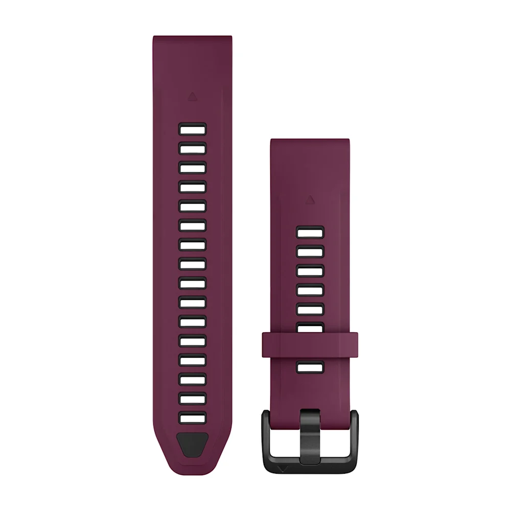 Ремешок Garmin Quickfit 20 Watch Band Merlot/Graphite Silicone
