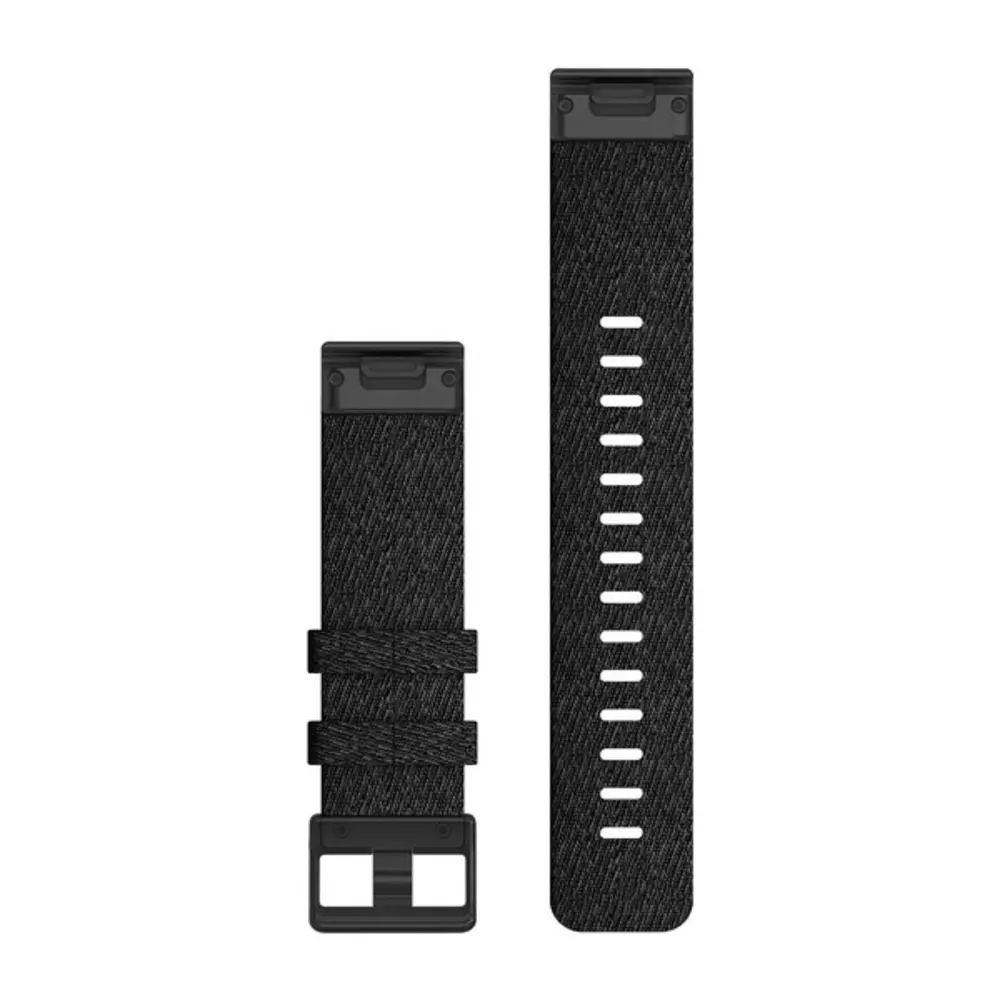 Ремешок Garmin Quickfit 22 Watch Band Heathered Black Nylon