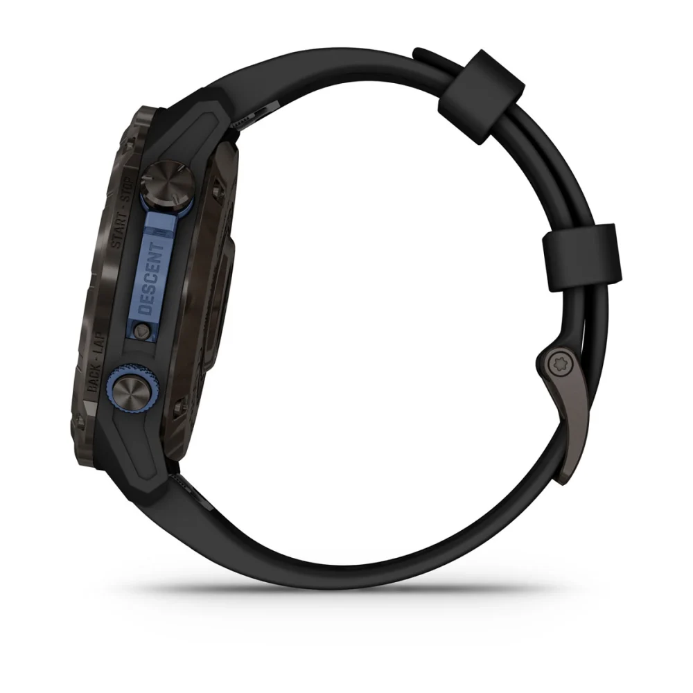 Часы Garmin Descent Mk3i - 51 mm Carbon Gray DLC Titanium / Black Silicone Band