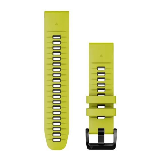 Ремешок Garmin Quickfit 22 Watch Band Electric Lime/Graphite Silicone